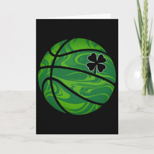 Sketll Irish St Patrick's Day Shamrock Man Boys Fu Card