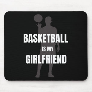 Sketll Is My Girlfriend I Sketll Coach Shirt Mouse Mat