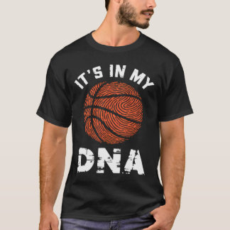 Sketll It's In My Dna Fingerprint Playing Sketll 2 T-Shirt