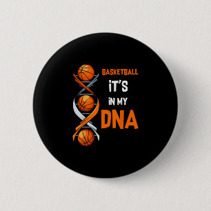 Sketll It's In My Dna Ll Sports Training Gift Idea 6 Cm Round Badge