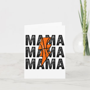 Sketll Mama Distressed Lightning Bolt Mum  Card