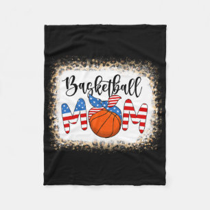 Sketll Mom Shirts Women Mama American Flag 4th Of Fleece Blanket