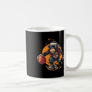 Sketll Monkey Artwork Colourful Sketll Player  Coffee Mug