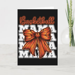 Sketll Mum Coquette Bow Sport Mama Mothers Day Gam Card