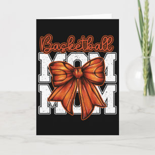 Sketll Mum Coquette Bow Sport Mama Mothers Day Gam Card
