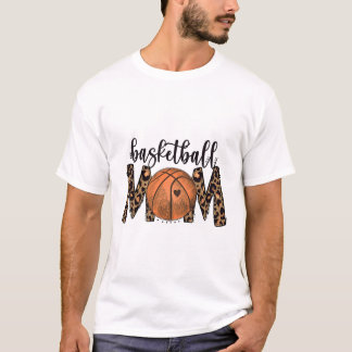 Sketll Mum Leopard Print Cheetah Proud Mum Sport  T-Shirt