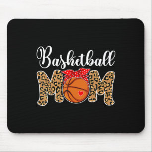 Sketll Mum Mother Leopard Sketll Hoop Net Game Day Mouse Mat
