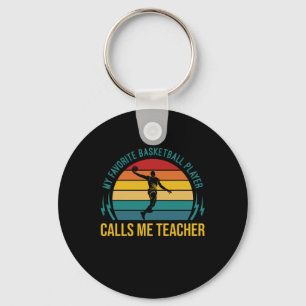 Sketll My Favorite Sketll Player Calls Me Teacher  Key Ring