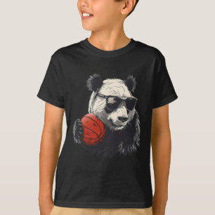 Sketll Panda Bear Portrait Sketll Lover Drawing T-Shirt