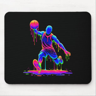 Sketll Player Ice Cream Drippy Melting Liquid  Mouse Mat