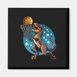 Sketll Player T-rex Dinosaur Magnet