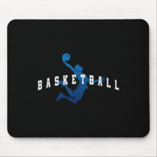 Sketll Player Team Blue Varsity Text  Mouse Mat