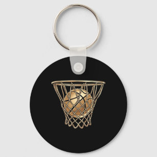 Sketll Player Trophy Game Coach Sports Sketll Hoop Key Ring