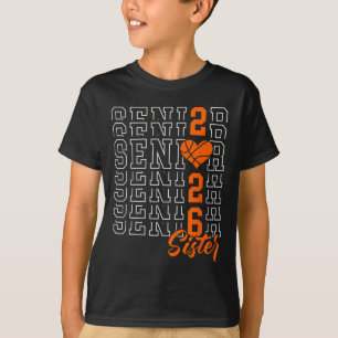 Sketll Senior Sister Graduation Cl Of 2026 Senior T-Shirt