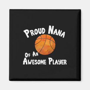 Sketll Shirt Proud Nana Of An Awesome Player Magnet