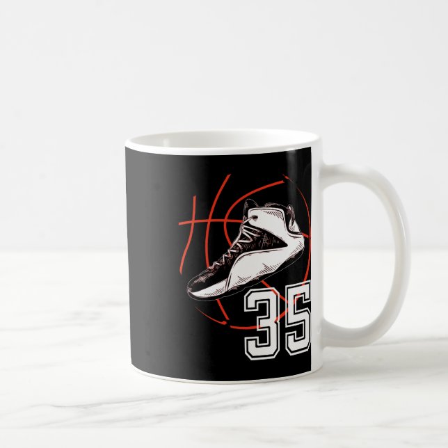 Sketll Shoes 35th Birthday Party Gift 35 Sports Lo Coffee Mug (Right)