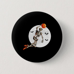 Sketll Skeleton Dunk Sketll Player Halloween Moon 6 Cm Round Badge