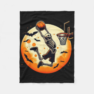 Sketll Skeleton Halloween Men Boys Sketll Hallowee Fleece Blanket