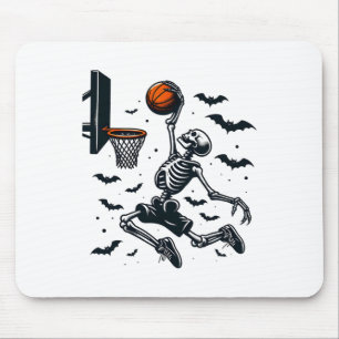 Sketll Skeleton Halloween Skeleton Sketll Player Mouse Mat