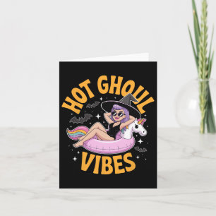 Sketll Skeleton Halloween Trick Or Treat Card