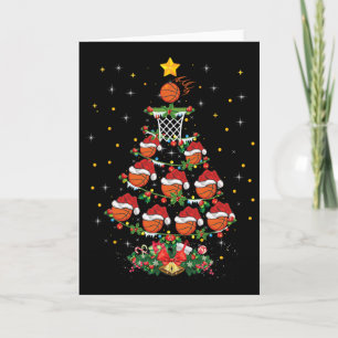 Sketll Sports Lover Xmas Gift Sketll Christmas Tre Card