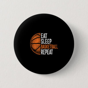 Sketll Team Coach Player Fan Eat Sleep Sketll Repe 6 Cm Round Badge