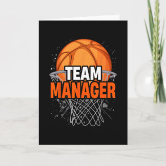 Sketll Team Manager Sports Game Lovers Card