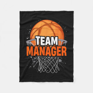 Sketll Team Manager Sports Game Lovers Fleece Blanket