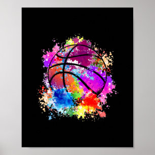 Sketll Teenagers Girls Teens Women Ller Dunking Poster