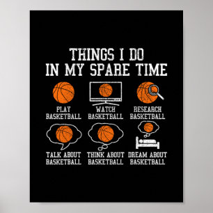 Sketll Things I Do In My Spare Time Bll Player Spo Poster