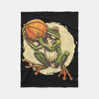 Sketll Toad Sketll Player Artwork Watercolor Frog  Fleece Blanket