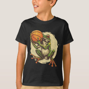 Sketll Toad Sketll Player Artwork Watercolor Frog T-Shirt