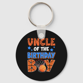 Sketll Uncle Of The Birthday Boy Family Matching  Key Ring