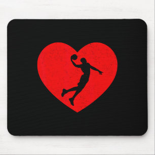 Sketll Valentine Heart Shape Sketll Lovers Mouse Mat