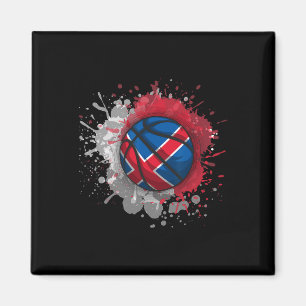 Sketll With Iceland Flag Magnet