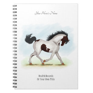 Skewbald Pinto Personalised Horse Owner's Journal