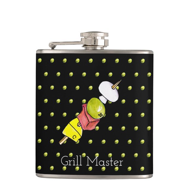 Skewer Hip Flask (Front)