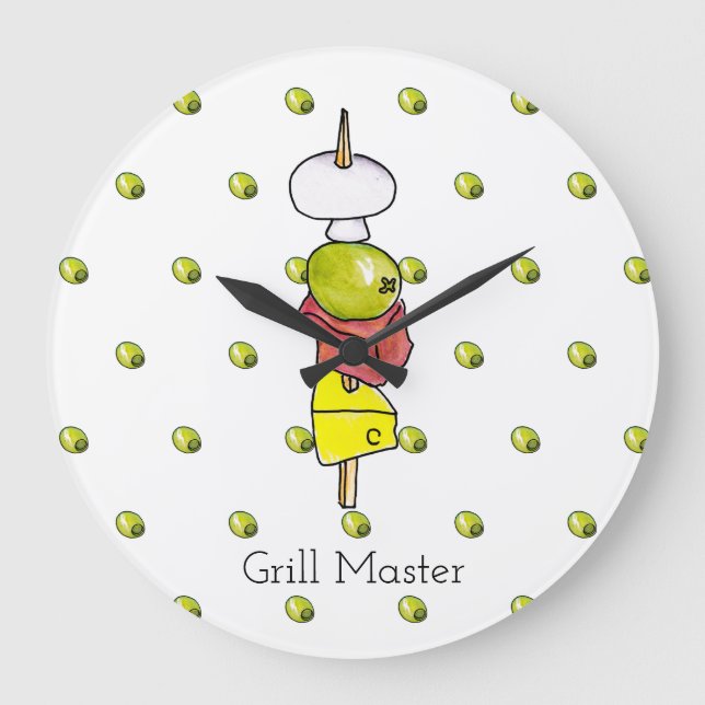 Skewer Large Clock (Front)