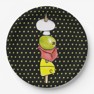 Skewer Paper Plate