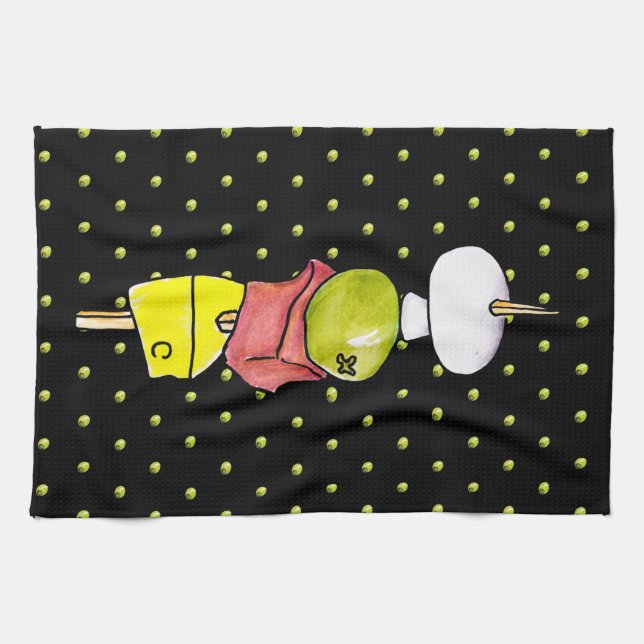 Skewer Tea Towel (Horizontal)