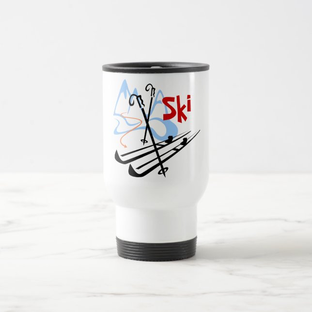 ski - 2 travel mug (Center)