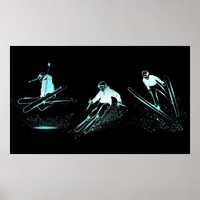 Ski 4 poster (Front)