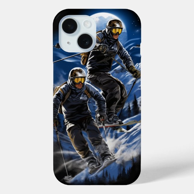 Ski Action Case-Mate iPhone Case (Back)