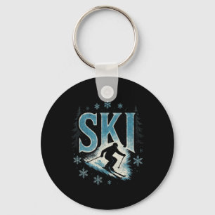 Ski - Alpine Downhill Racing Freestyle  Key Ring