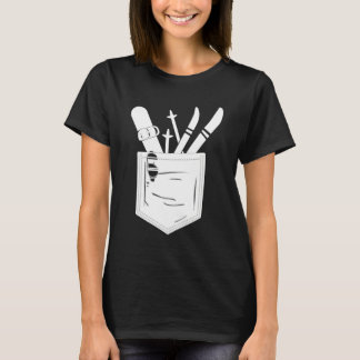 Ski and Snowboard in the Pocket  Skier Snowboarder T-Shirt