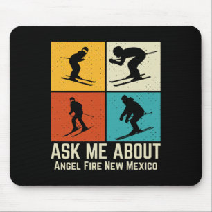 Ski Angel Fire New Mexico Mountain Skiing T Men An Mouse Mat