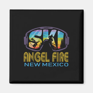 Ski Angel Fire New Mexico Skiing Vacation Magnet
