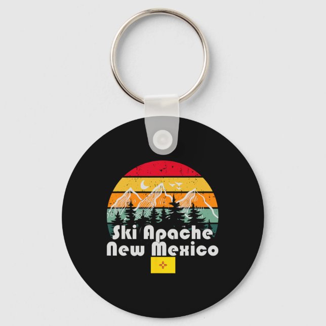 Ski Apache New Mexico1  Key Ring (Front)