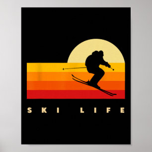 Ski Apparel - Skiing Skier Ski Poster