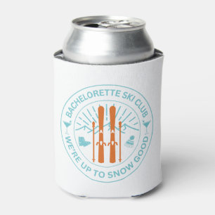 Ski Après Winter Bachelorette Party Turquoise  Can Cooler